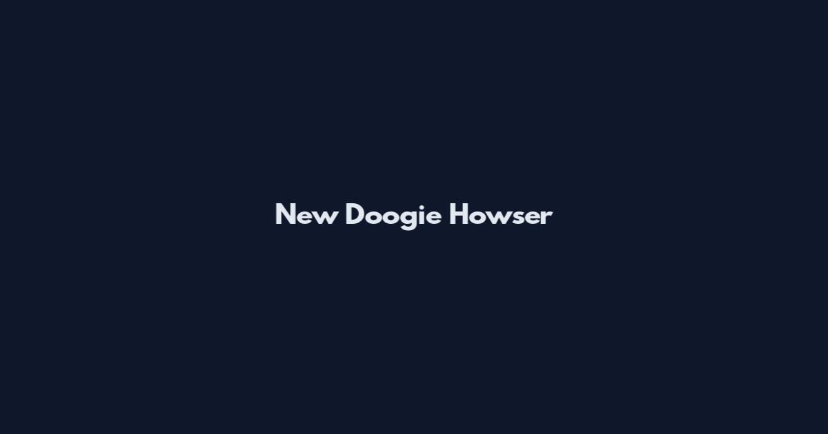 New Doogie Howser