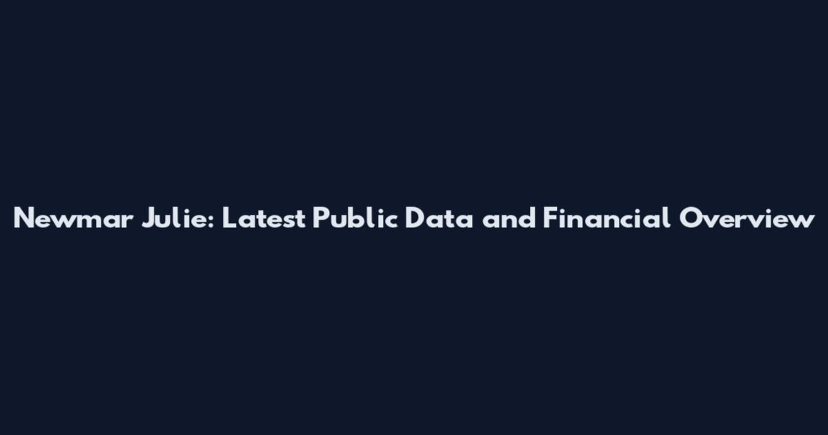 Newmar Julie: Latest Public Data and Financial Overview