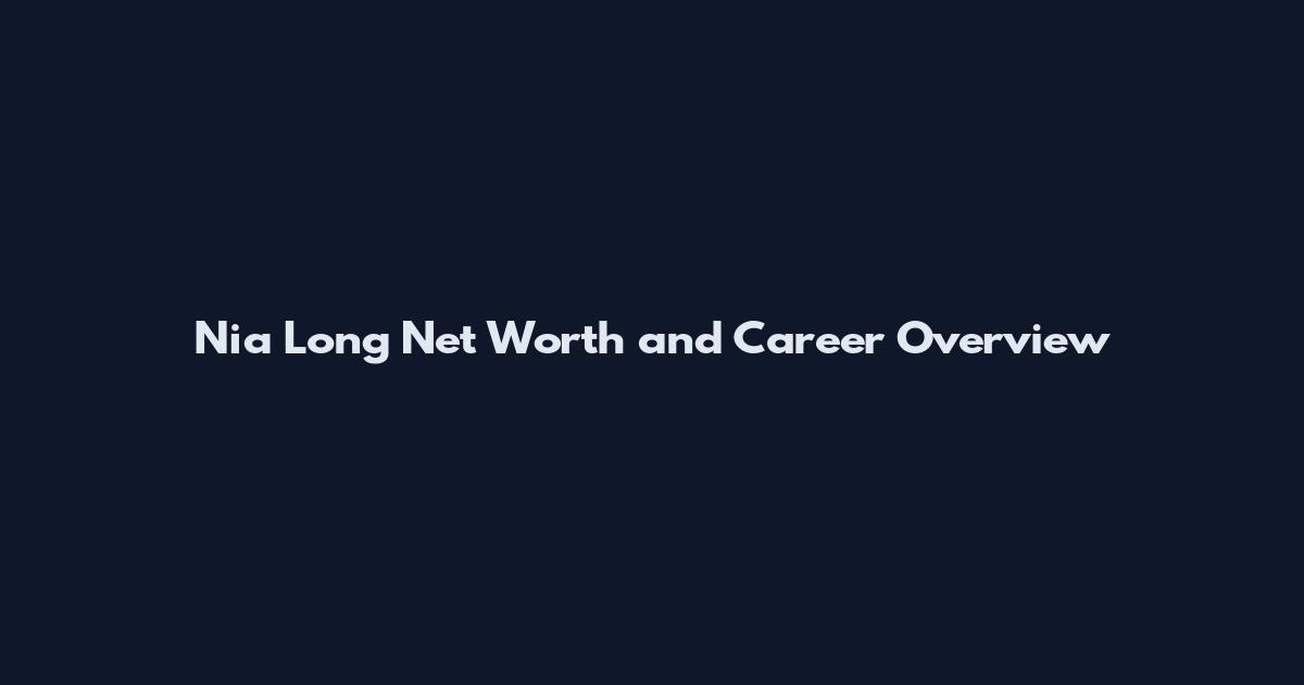 Nia Long Net Worth and Career Overview