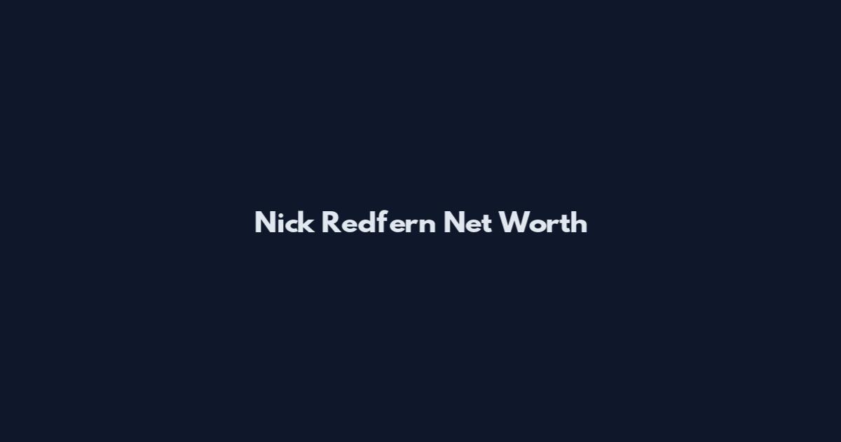 Nick Redfern Net Worth