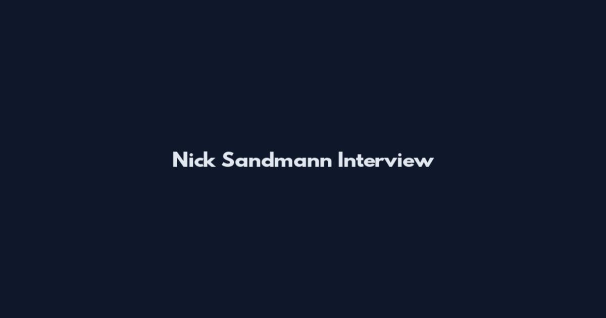 Nick Sandmann Interview