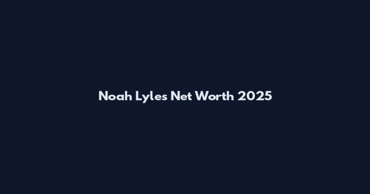 Noah Lyles Net Worth 2025