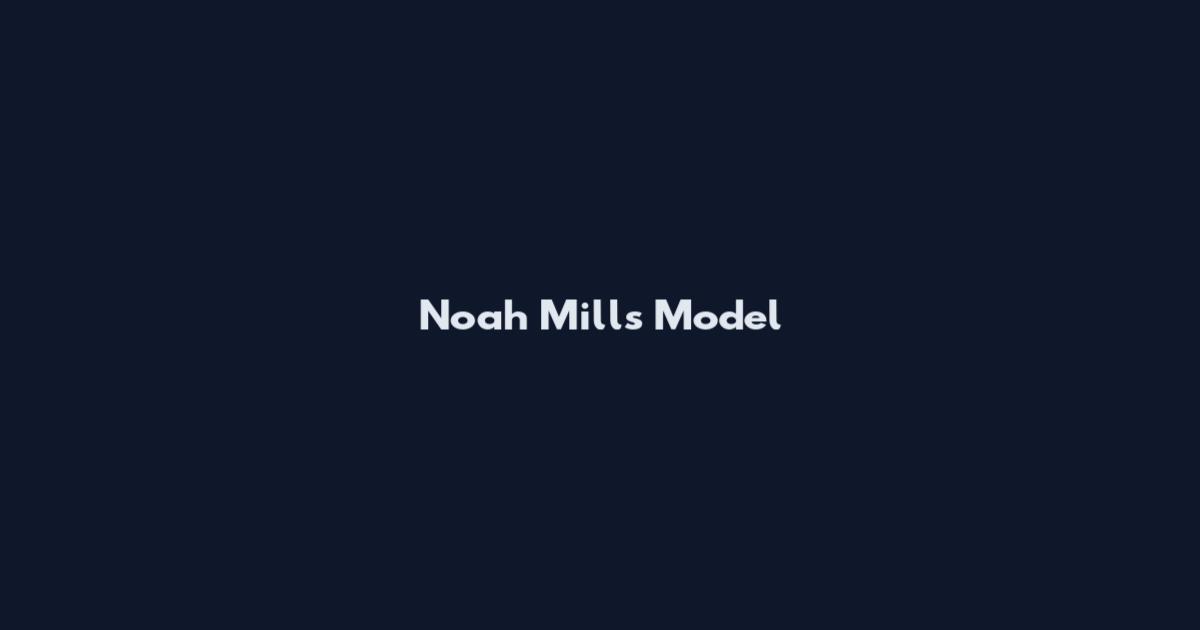 Noah Mills Model
