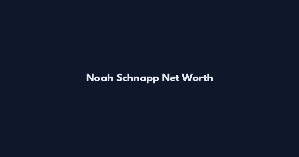 Noah Schnapp Net Worth
