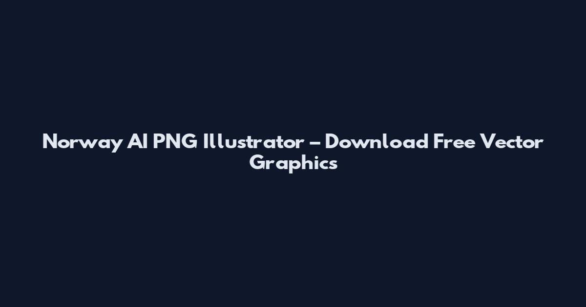 Norway AI PNG Illustrator – Download Free Vector Graphics