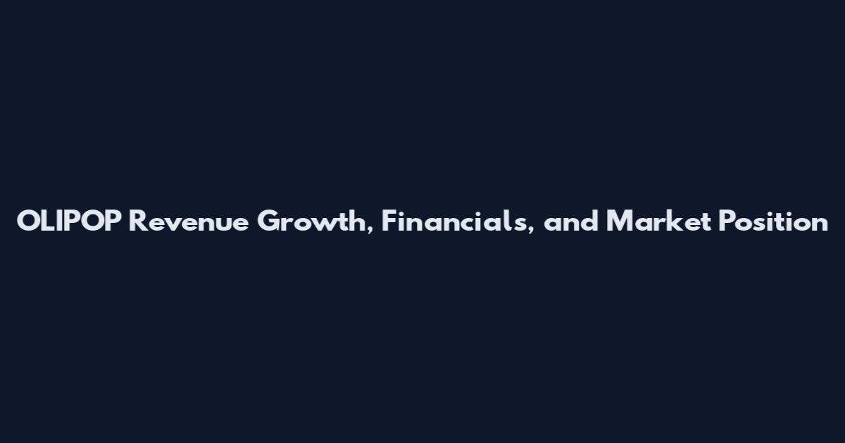 OLIPOP Revenue Growth, Financials, and Market Position