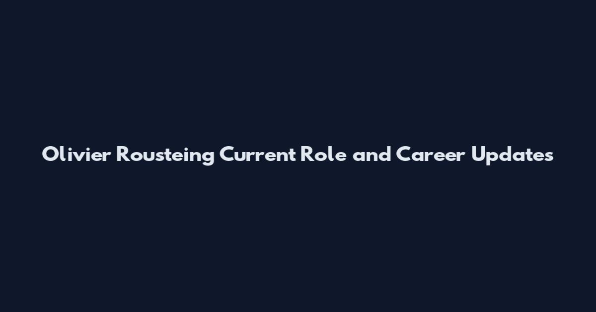 Olivier Rousteing Current Role and Career Updates