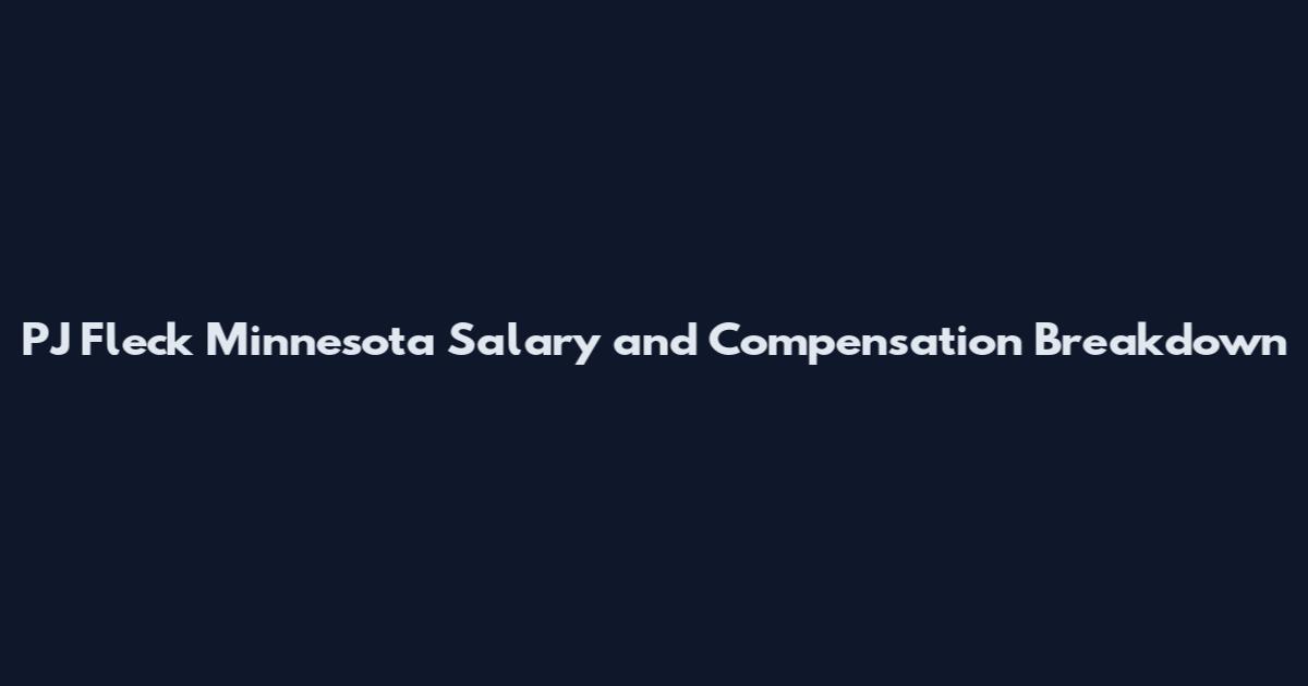 PJ Fleck Minnesota Salary and Compensation Breakdown