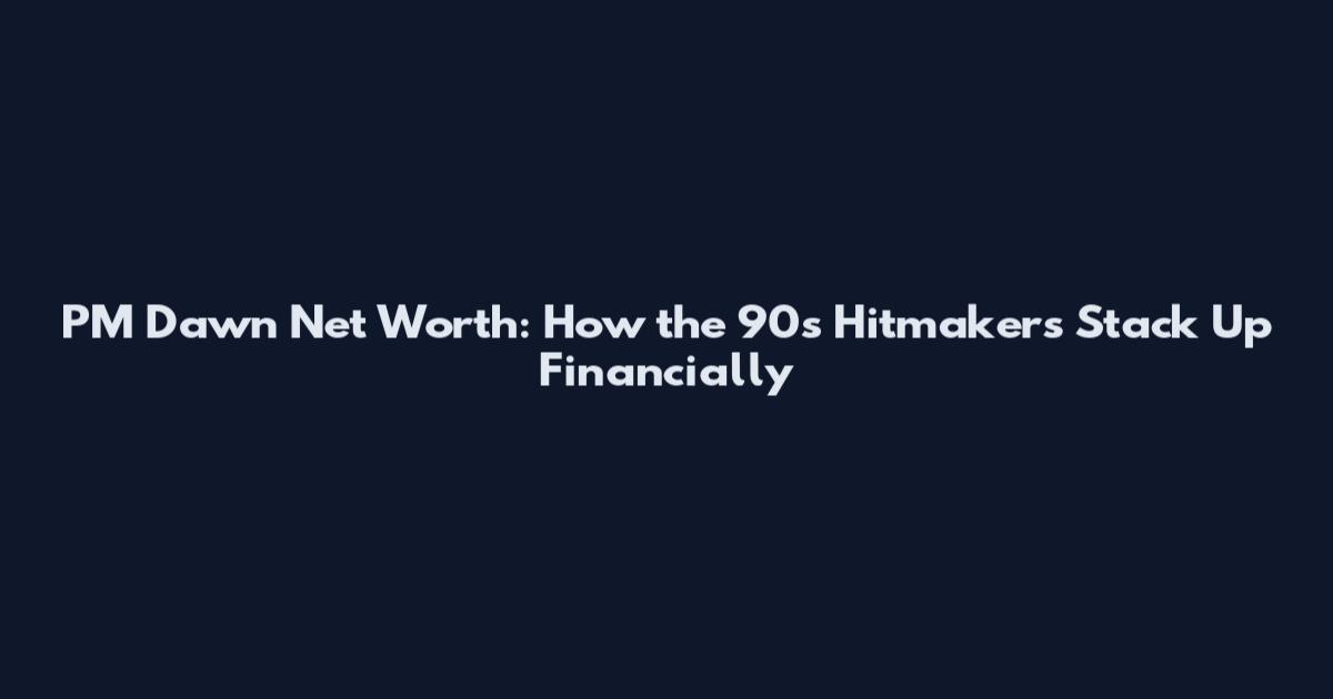 PM Dawn Net Worth: How the 90s Hitmakers Stack Up Financially