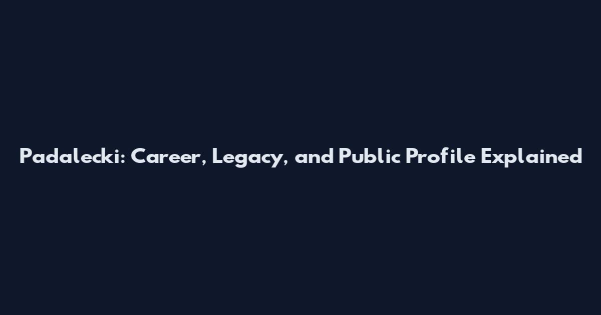 Padalecki: Career, Legacy, and Public Profile Explained