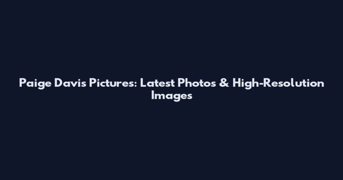 Paige Davis Pictures: Latest Photos & High-Resolution Images