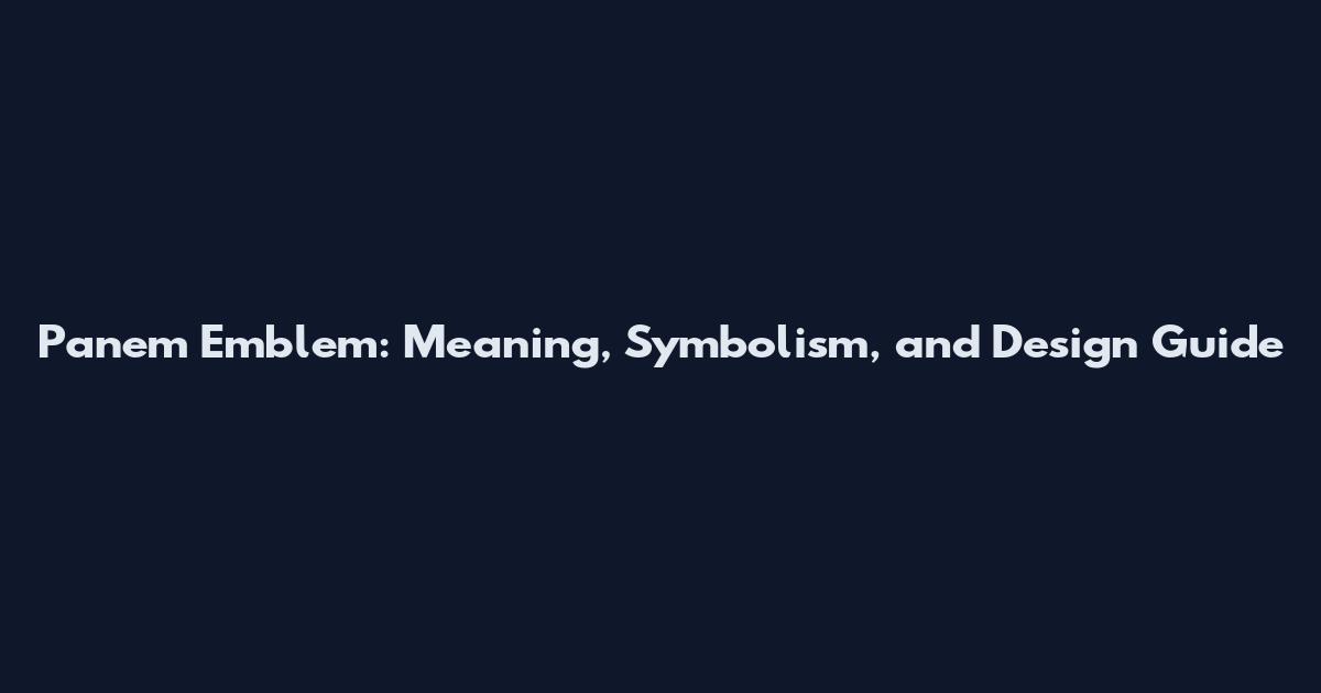 Panem Emblem: Meaning, Symbolism, and Design Guide