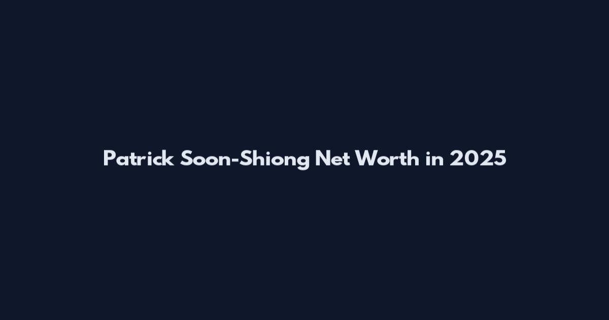 Patrick Soon-Shiong Net Worth in 2025