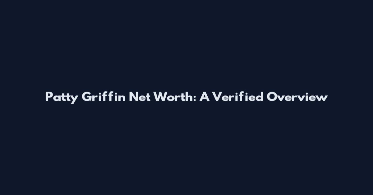 Patty Griffin Net Worth: A Verified Overview