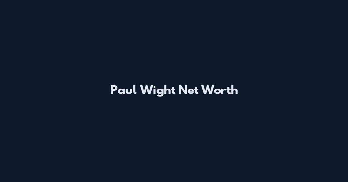 Paul Wight Net Worth