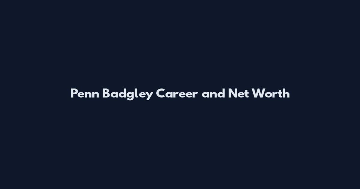 Penn Badgley Career and Net Worth