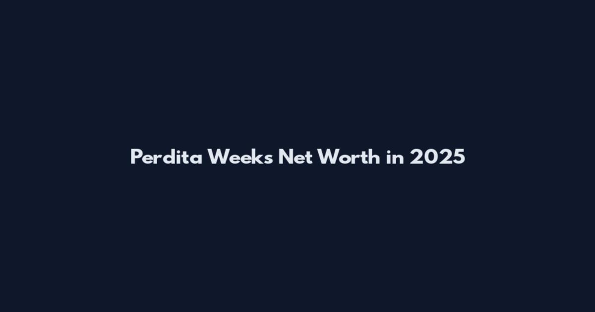 Perdita Weeks Net Worth in 2025