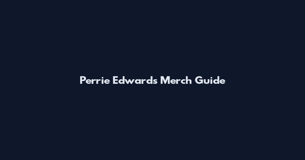 Perrie Edwards Merch Guide