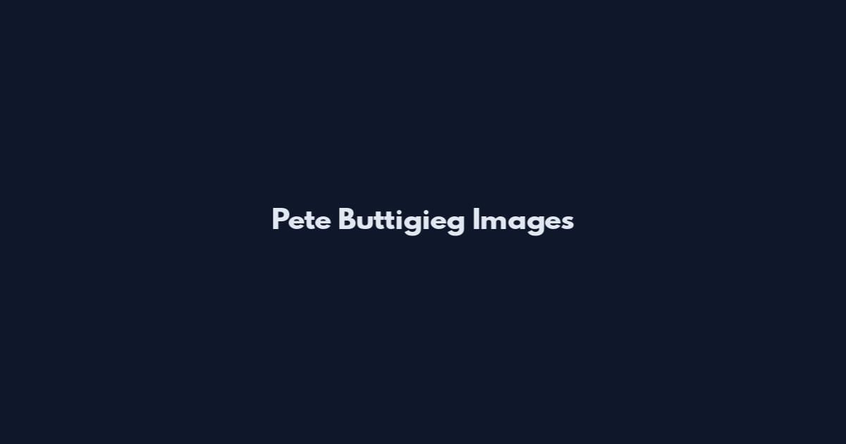 Pete Buttigieg Images