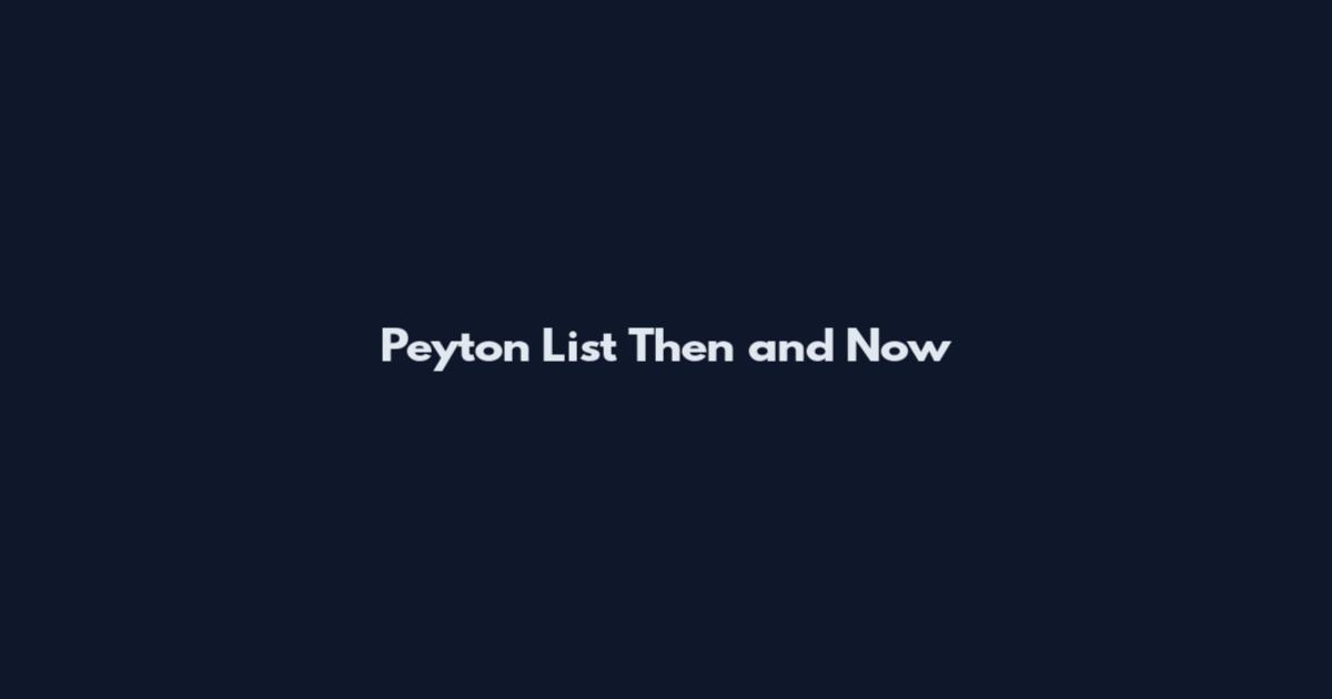Peyton List Then and Now