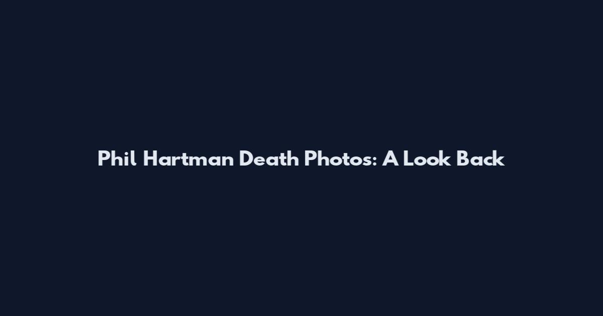 Phil Hartman Death Photos: A Look Back