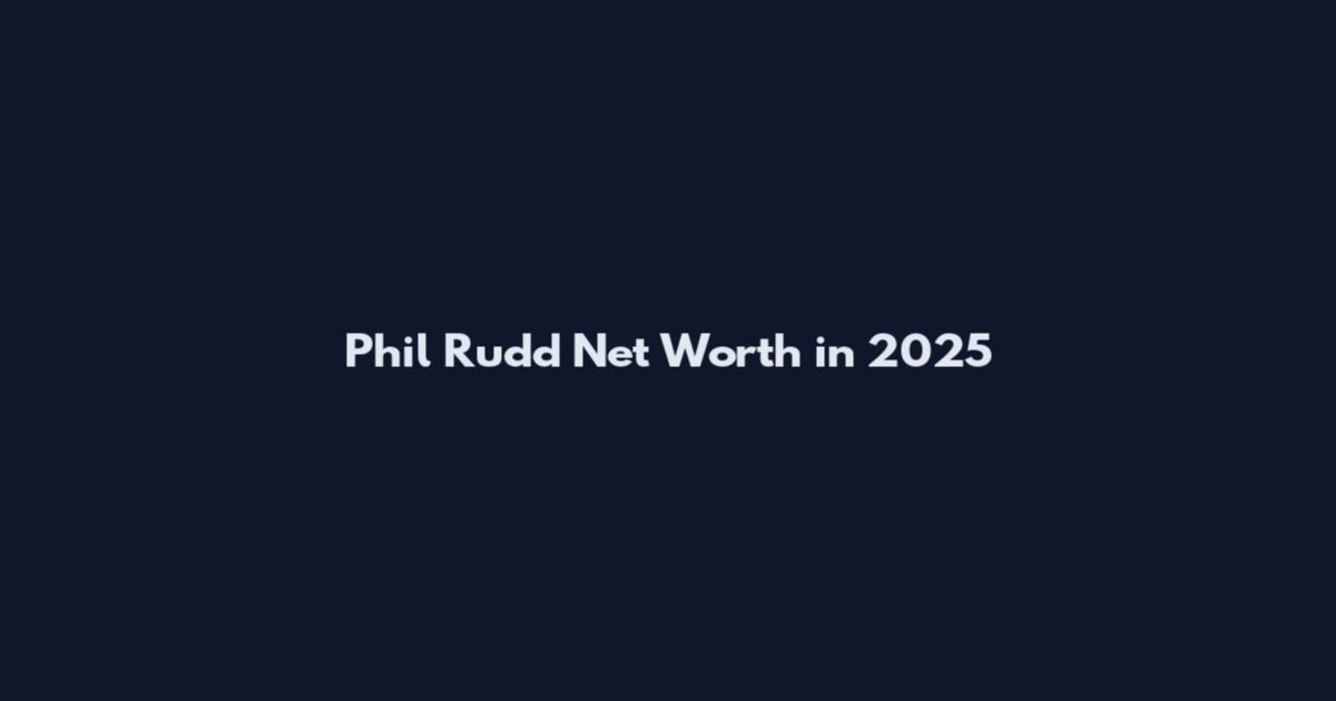 Phil Rudd Net Worth in 2025