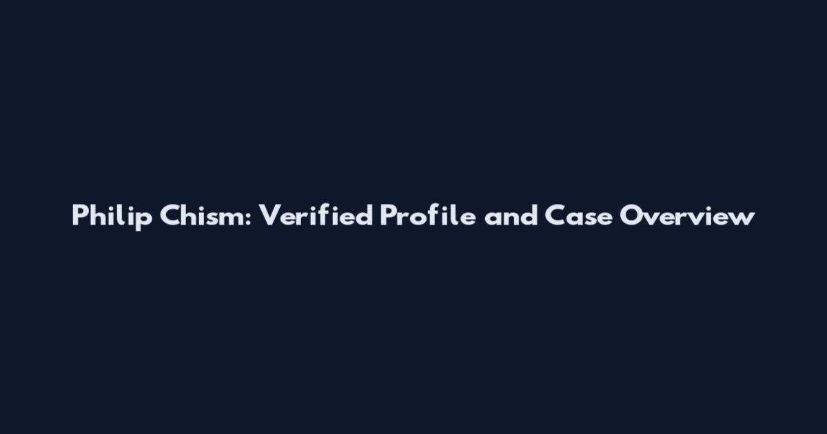 Philip Chism: Verified Profile and Case Overview