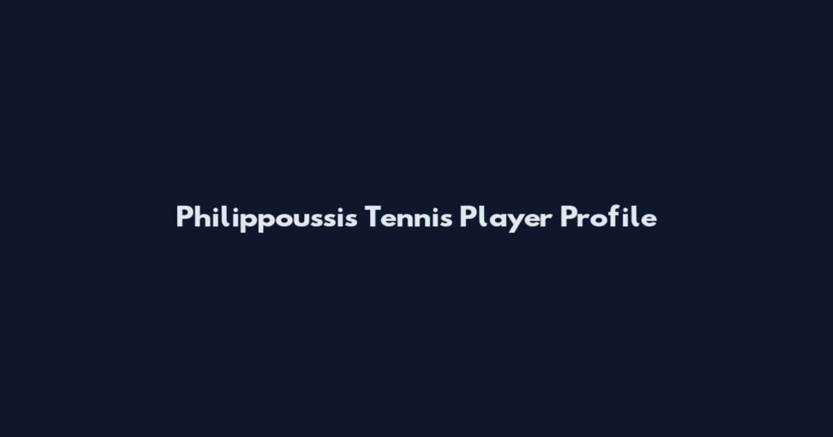 Philippoussis Tennis Player Profile