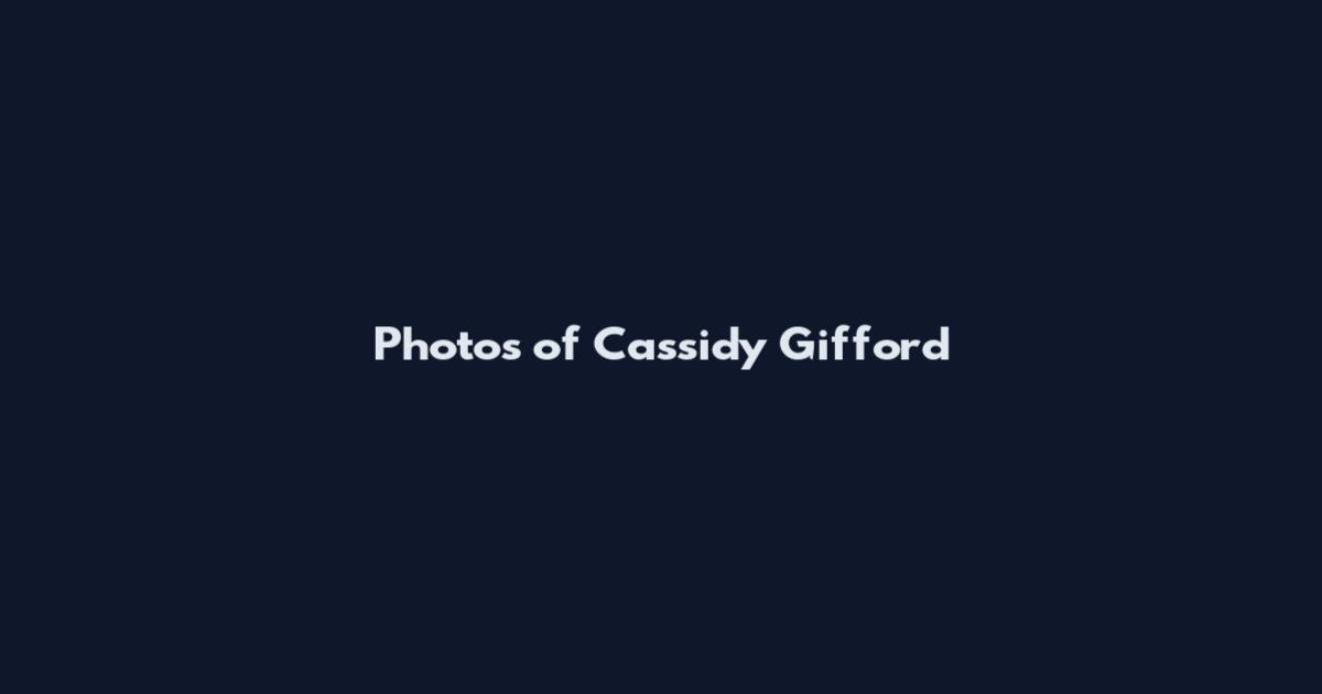 Photos of Cassidy Gifford