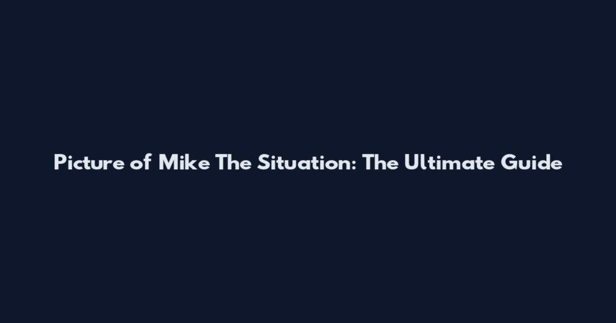 Picture of Mike The Situation: The Ultimate Guide