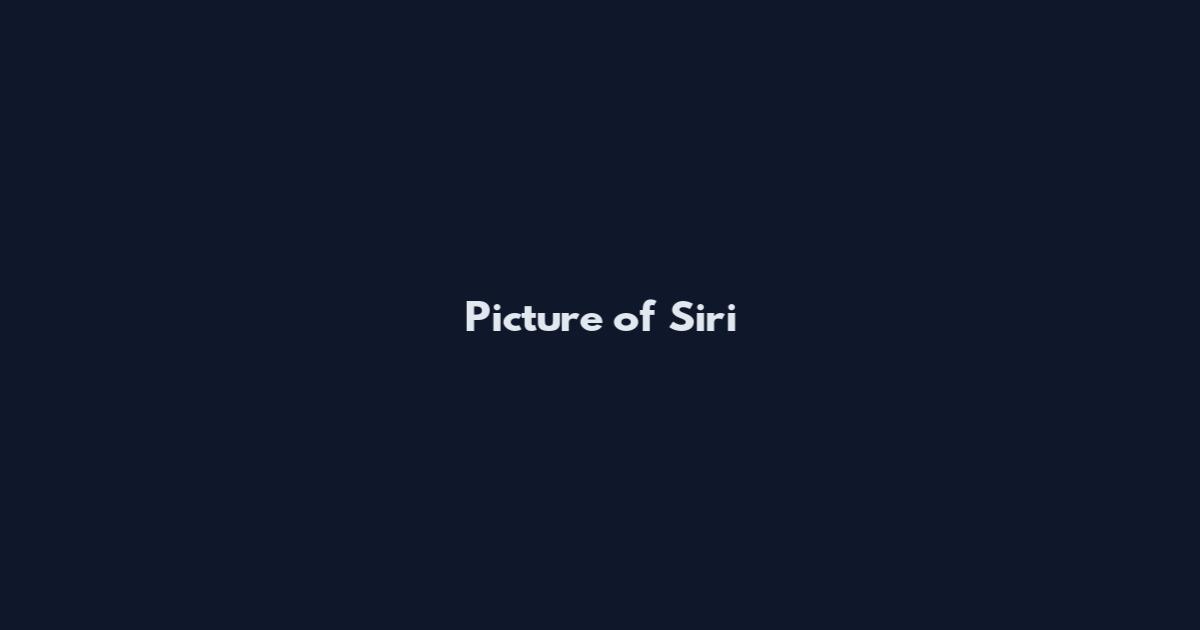 Picture of Siri