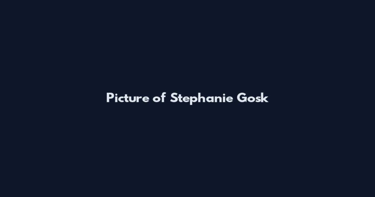 Picture of Stephanie Gosk