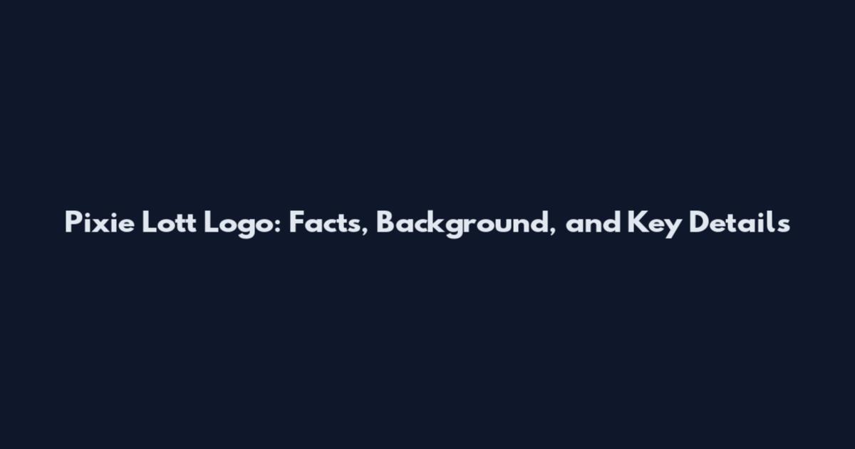 Pixie Lott Logo: Facts, Background, and Key Details