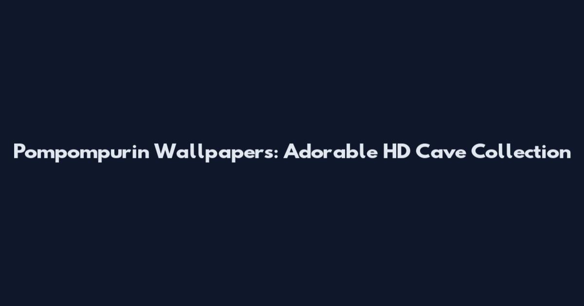 Pompompurin Wallpapers: Adorable HD Cave Collection