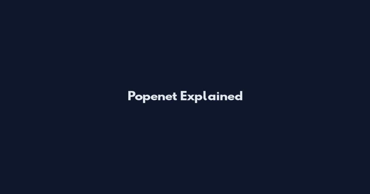 Popenet Explained