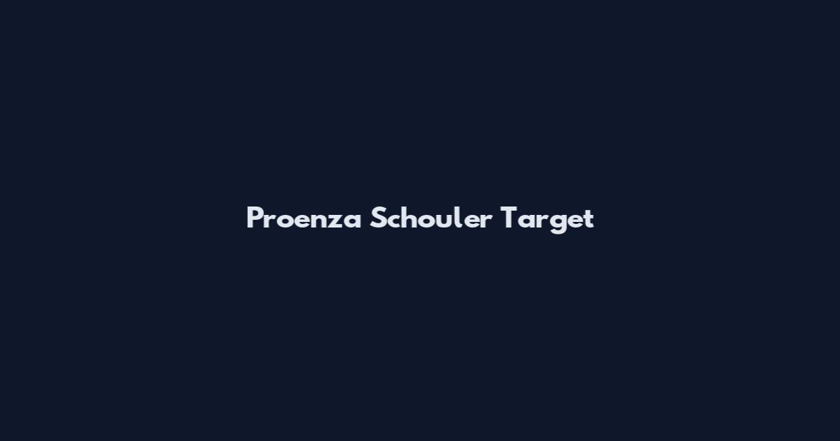 Proenza Schouler Target