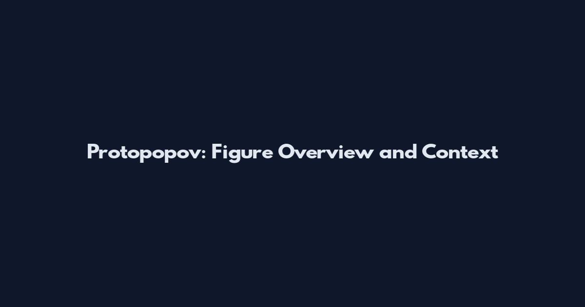 Protopopov: Figure Overview and Context
