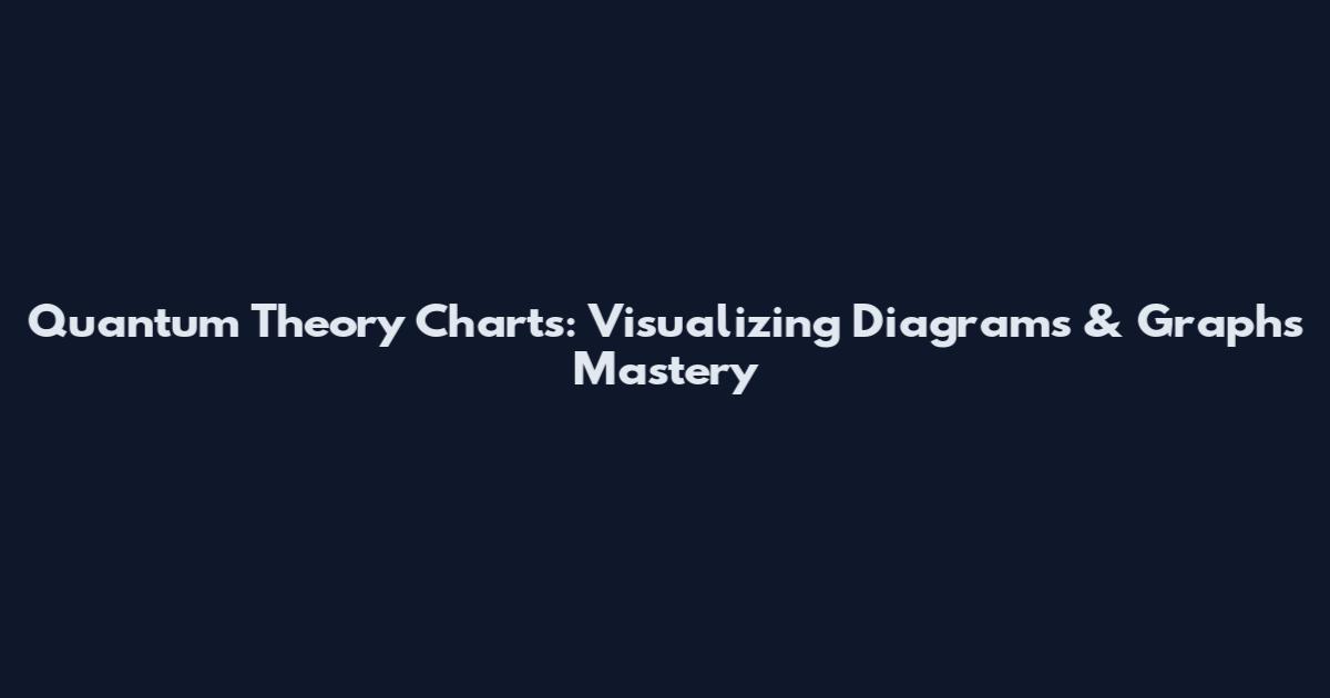 Quantum Theory Charts: Visualizing Diagrams & Graphs Mastery