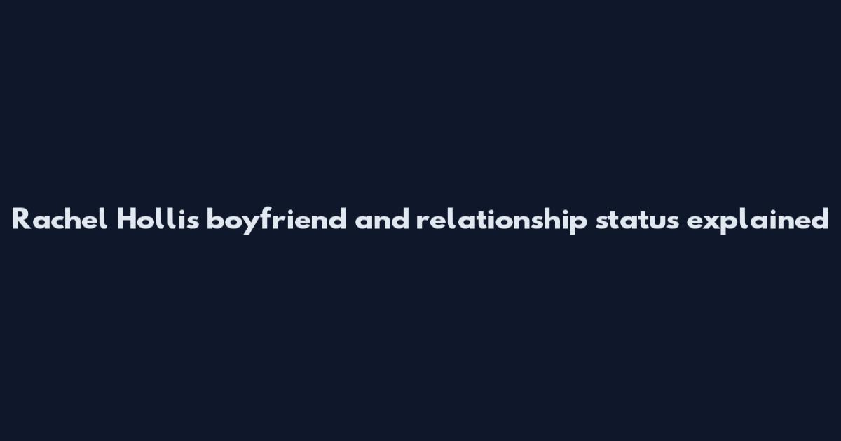 Rachel Hollis boyfriend and relationship status explained
