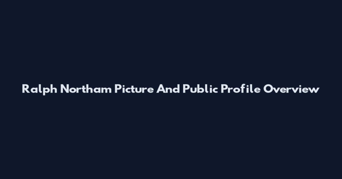 Ralph Northam Picture And Public Profile Overview