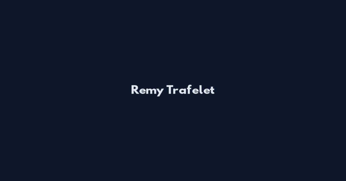 Remy Trafelet