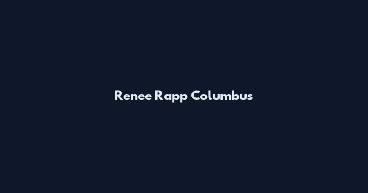 Renee Rapp Columbus