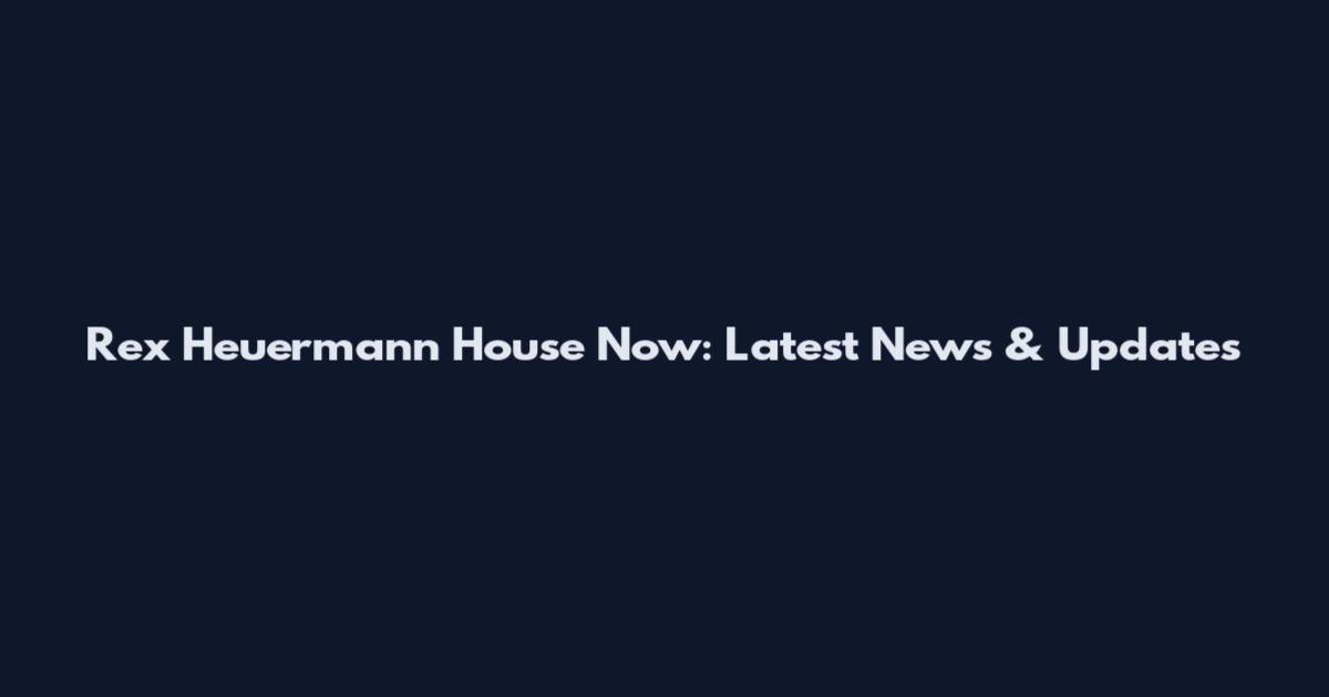 Rex Heuermann House Now: Latest News & Updates