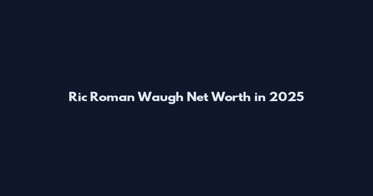 Ric Roman Waugh Net Worth in 2025