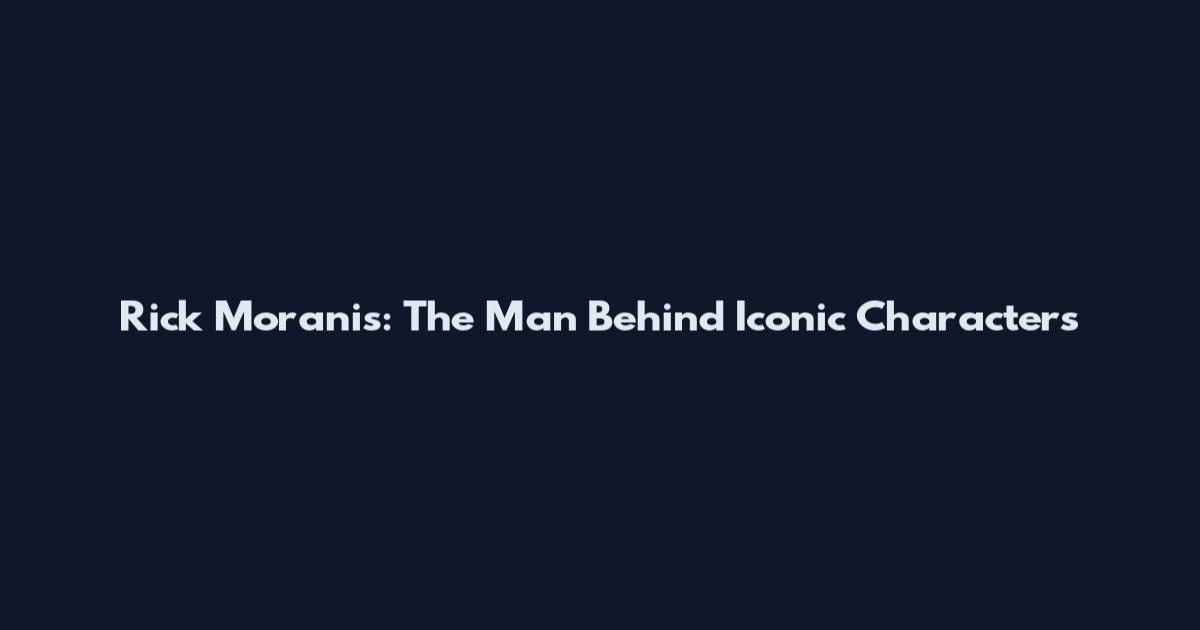 Rick Moranis: The Man Behind Iconic Characters