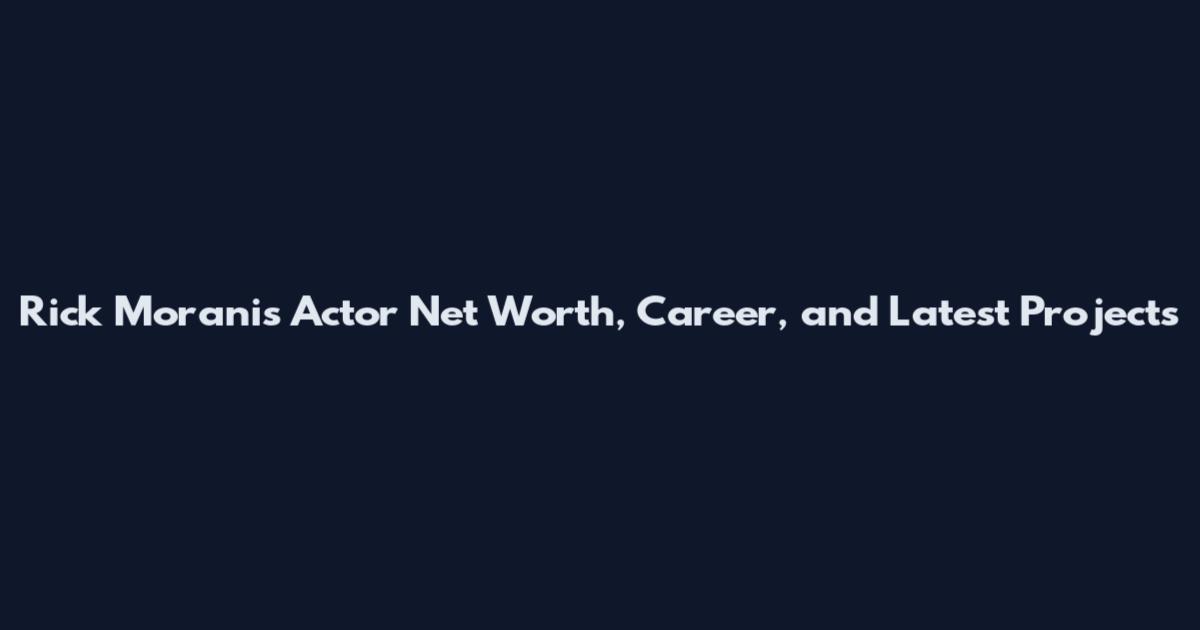 Rick Moranis Actor Net Worth, Career, and Latest Projects