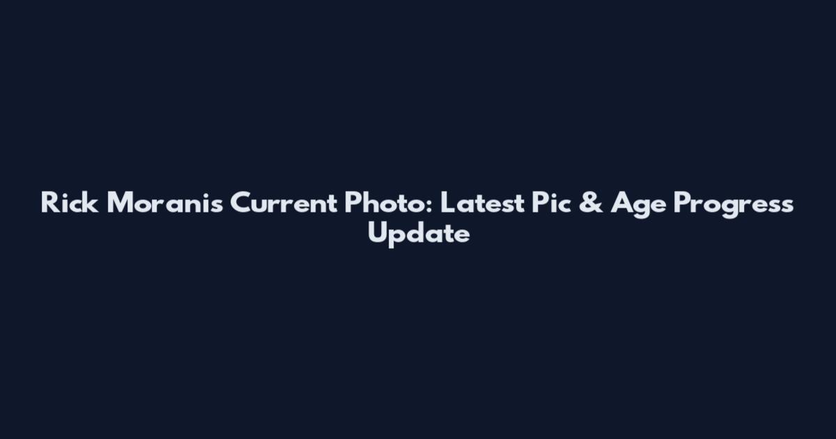 Rick Moranis Current Photo: Latest Pic & Age Progress Update