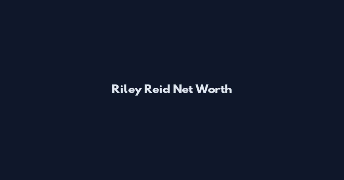 Riley Reid Net Worth
