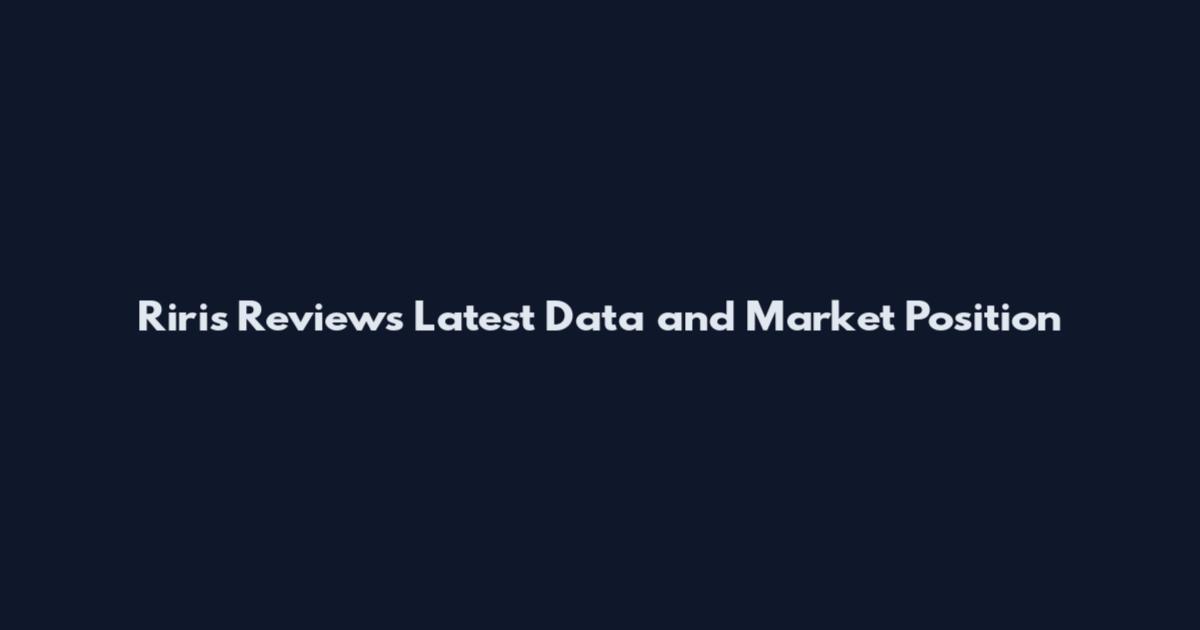 Riris Reviews Latest Data and Market Position