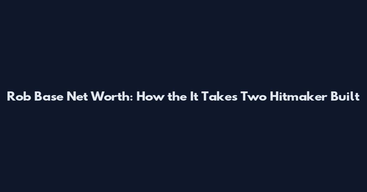Rob Base Net Worth: How the It Takes Two Hitmaker Built